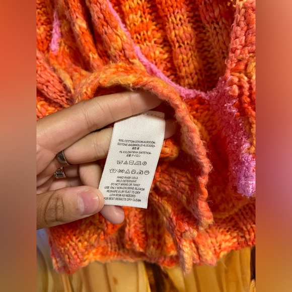 Free People Open Back Sweater Tank Top - Picture 2 of 7